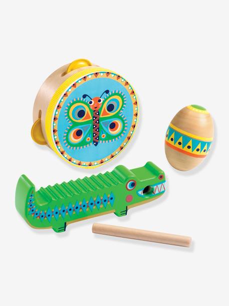 Animambo set de percussion DJECO multicolore 1 - vertbaudet enfant 