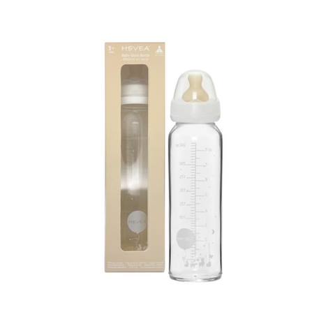 Biberon en verre 240 ml HEVEA BLANC 1 - vertbaudet enfant 