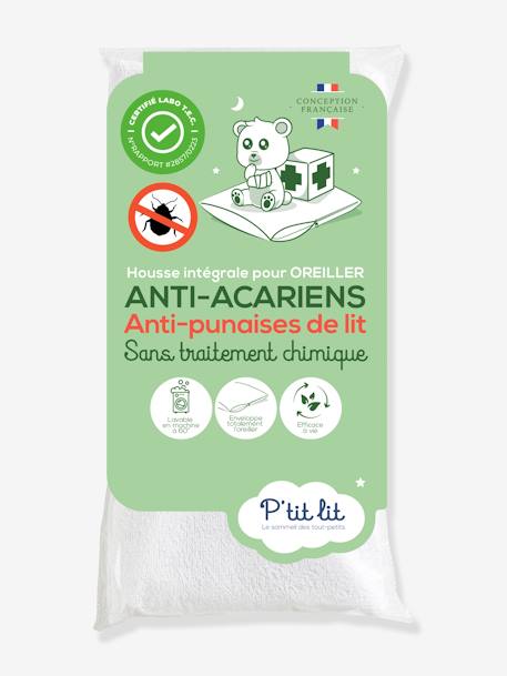 Protège Oreiller traité anti-acariens ALLERGOSTOP® blanc 1 - vertbaudet enfant 