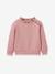 Sweat fille tissu Liberty® - coton biologique - CYRILLUS rose 1 - vertbaudet enfant 