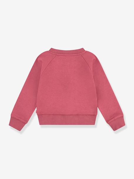 Sweat fille Logo Crew LEVI'S® vieux rose 2 - vertbaudet enfant 