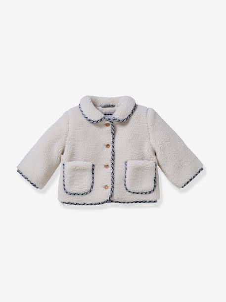 Veste en sherpa bébé CYRILLUS écru 1 - vertbaudet enfant 