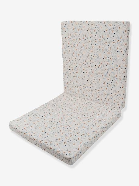 Matelas pliant 2 volets Au fil de l’Eau bleu imprimé 1 - vertbaudet enfant 