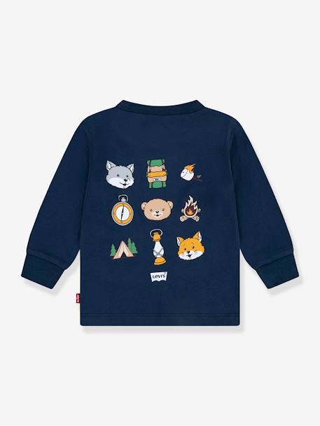 Sweat bébé Critter Hiking Icons LEVI'S® bleu 5 - vertbaudet enfant 