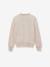 Pull fille coton et cachemire CYRILLUS beige chiné 2 - vertbaudet enfant 