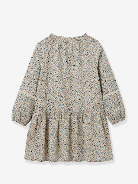 Robe fille imprimé Daisy CYRILLUS bleu imprimé 2 - vertbaudet enfant 