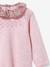 Robe en tricot col en tissu Liberty® bébé CYRILLUS bleu+rose chiné 6 - vertbaudet enfant 