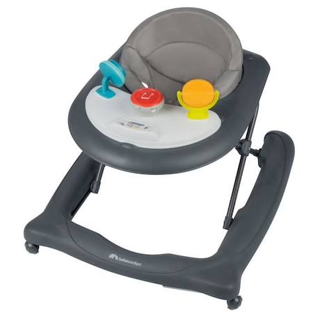 BEBECONFORT EXPLORER Trotteur avec tablette musicale, de 6 à 18 mois (12 kg), Tinted graphite GRIS 4 - vertbaudet enfant 