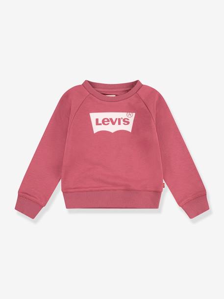 Sweat fille Logo Crew LEVI'S® vieux rose 1 - vertbaudet enfant 