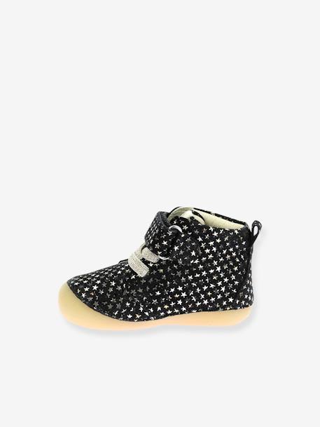 Bottillons cuir bébé Sonizikro - KICKERS noir 3 - vertbaudet enfant 