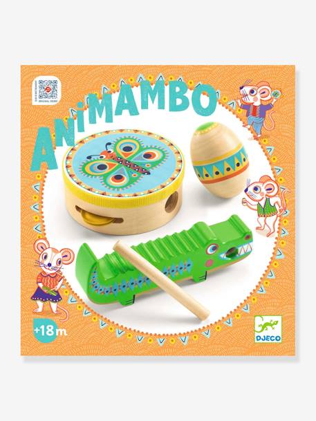 Animambo set de percussion DJECO multicolore 2 - vertbaudet enfant 