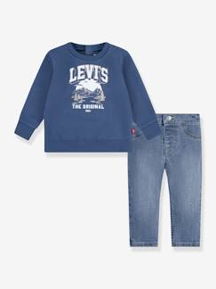 -Ensemble sweat + jean bébé LVB Mountain Crew & pant set LEVI'S