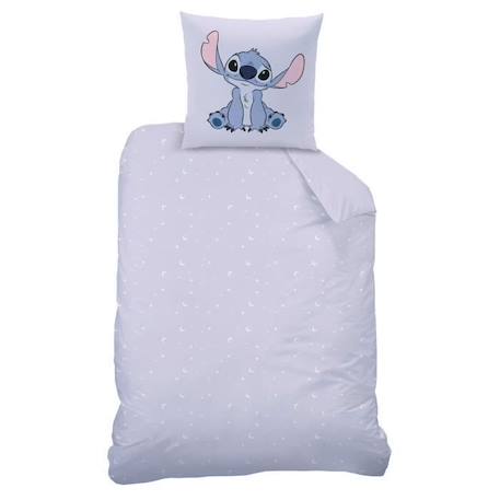 Parure de lit imprimée 100% coton, DISNEY HOME STITCH HAPPY VIOLET 3 - vertbaudet enfant 