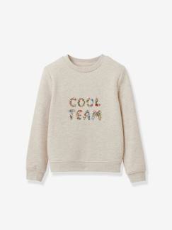 -Sweat Cool team fille tissu Liberty - coton bio CYRILLUS