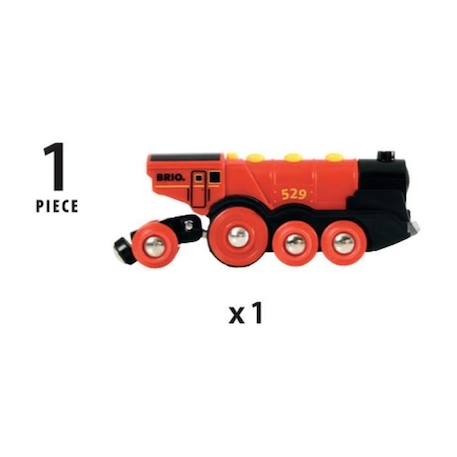 Locomotive Rouge Puissante à piles BRIO - Circuit de train en bois - Ravensburger - Dès 3 ans - 33592 VERT 5 - vertbaudet enfant 