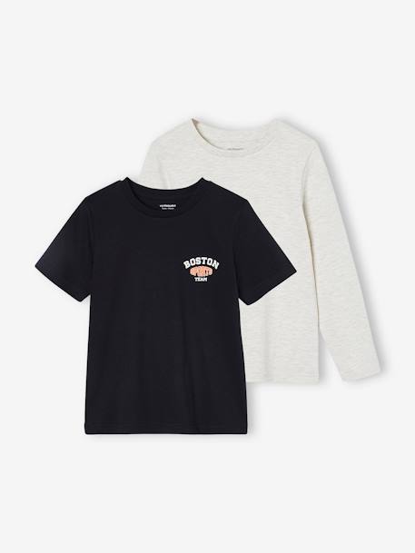 Garçon-Vêtements de sport-Lot de 2 tee-shirts sport BASICS garçon