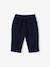 Pantalon chino en flanelle bébé marine 2 - vertbaudet enfant 