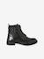 Boots gavroche cuir fille marron+noir 9 - vertbaudet enfant 