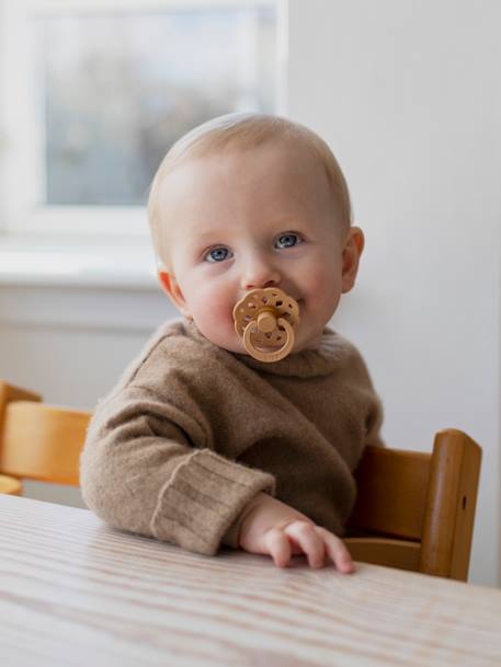 Lot de 2 sucettes-tétines BIBS Bohème, taille 2 de 6 à 18 mois Bleu ciel + bleu lagon+Ivoire + vert sauge+Pêche + terracotta+Sable + miel 8 - vertbaudet enfant 