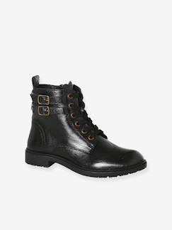 -Boots gavroche cuir fille