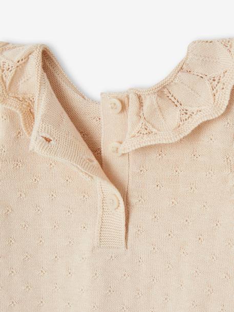 Barboteuse tricot naissance écru 5 - vertbaudet enfant 