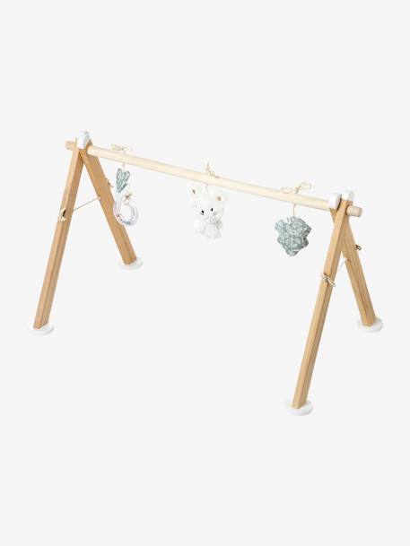 Portique en bois FSC® Dans les bois+rose 7 - vertbaudet enfant 