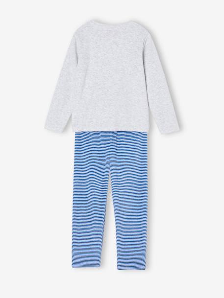 Pyjama Pat' Patrouille® en velours garçon gris chiné 6 - vertbaudet enfant 