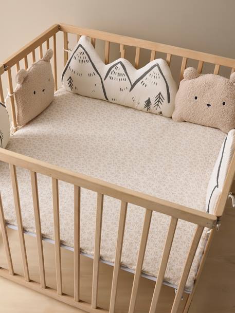 Tour de lit / Tour de parc coussins HYGGE beige imprimé 1 - vertbaudet enfant 