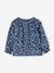 Blouse à fleurs en gaze de coton bébé fille bleu jean 1 - vertbaudet enfant 