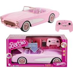 Jouet-Hot Wheels®-Corvette® Barbie® radiocommandée-Tirée du film Barbie HPW40