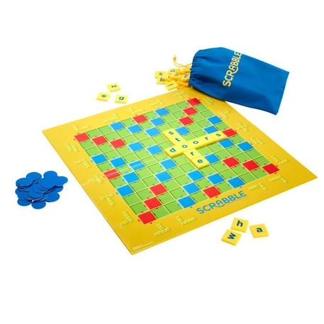 Mattel Games - Scrabble Junior - Jeu de Société - 6 ans et + Y9668 BLEU 2 - vertbaudet enfant 