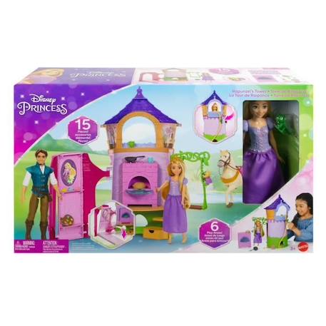 Disney-Princesses Disney-La Tour de Raiponce-Coffret HLW30 VIOLET 2 - vertbaudet enfant 