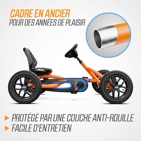 Kart à pédale Buddy B-Orange, BERG ORANGE 5 - vertbaudet enfant 