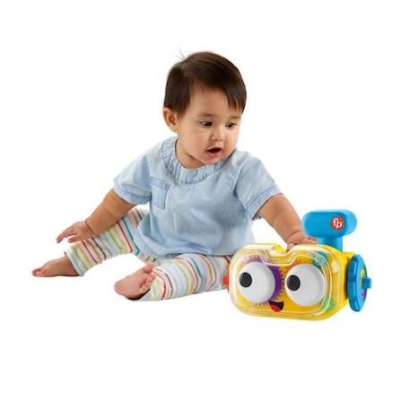 Fisher-Price - Jo le Robot 4 en 1 - Eveil 1er âge - Dès 6 mois HCK38 JAUNE 3 - vertbaudet enfant 