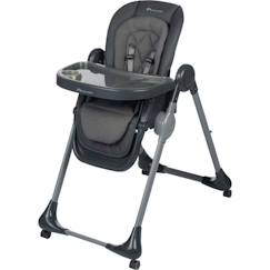 Chambre et rangement-BEBECONFORT OLEA Chaise haute bébé, évolutive, multi-positions; de la naissance à 3 ans (15 kg), Mineral Graphite