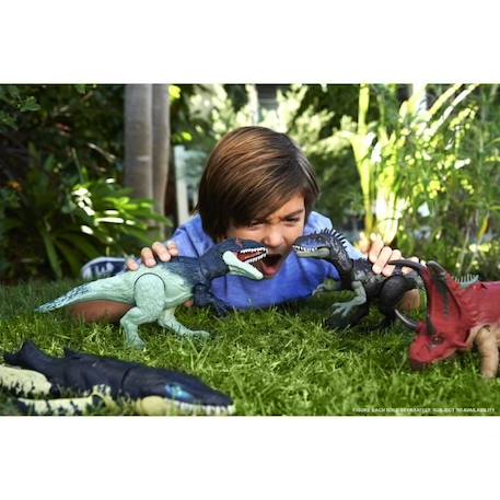 Jurassic World-Dryptosaurus Rugissement Féroce-Figurine HLP15 VERT 3 - vertbaudet enfant 