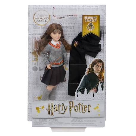 Harry Potter - Poupée Hermione Granger - Poupée Figurine - 6 ans et + FYM51 NOIR 4 - vertbaudet enfant 