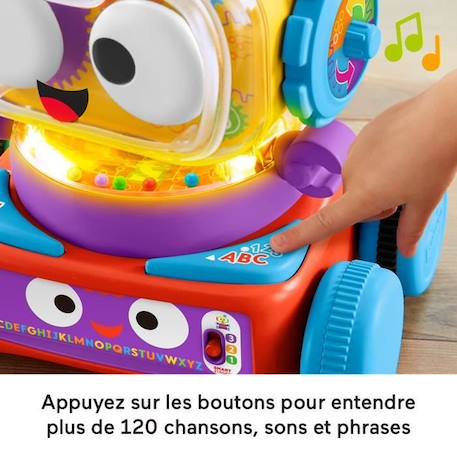 Fisher-Price - Jo le Robot 4 en 1 - Eveil 1er âge - Dès 6 mois HCK38 JAUNE 6 - vertbaudet enfant 