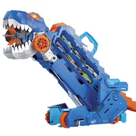 Méga Transporteur T-rex Suprême - Hot Wheels Dinosaure Mattel HPG76 BLEU 5 - vertbaudet enfant 