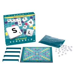 Jouet-Mattel Games - Scrabble Voyage - Jeu de Société - 10 ans et + CJT12