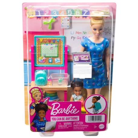 Barbie®-Coffret Maîtresse d’école-3 ans et plus HCN19 BLANC 5 - vertbaudet enfant 