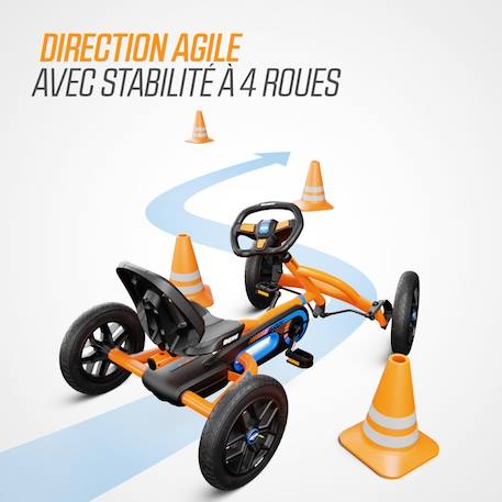 Kart à pédale Buddy B-Orange, BERG ORANGE 6 - vertbaudet enfant 