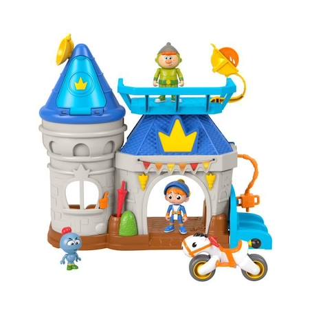 Fisher-Price-Gus le Chevalier Minus-Coffret Château Fort HGK33 BLEU 2 - vertbaudet enfant 