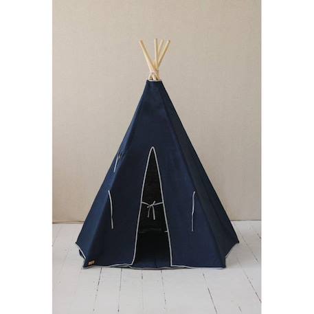 Tipi en lin enfant Moi Mili 'Bleu Marine' - bleu marine - TU BLEU 4 - vertbaudet enfant 