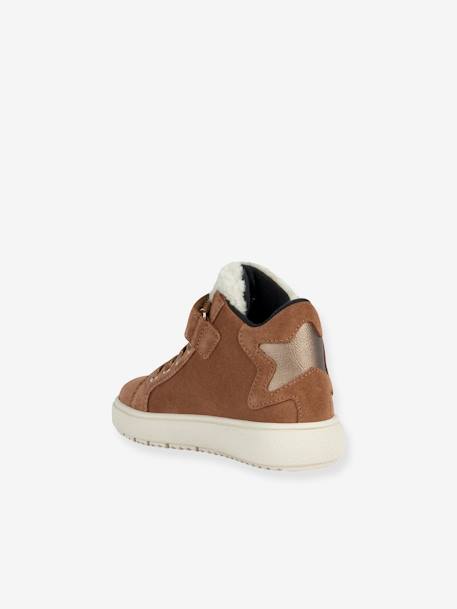 Baskets montantes enfant scratchées J Theleven Girl GEOX® camel 2 - vertbaudet enfant 