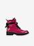 Bottines à lacets CASEY girl GEOX fuchsia 4 - vertbaudet enfant 