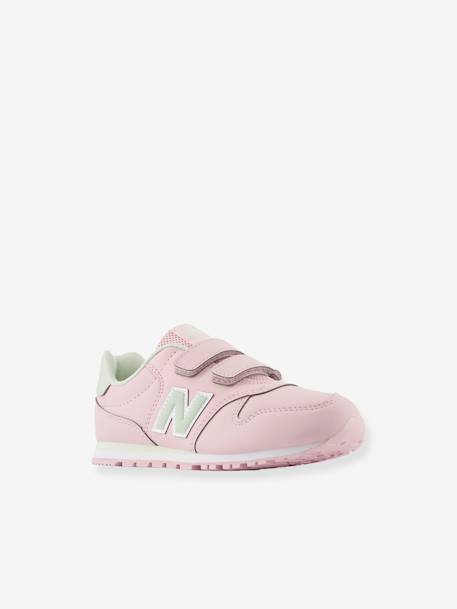 Baskets à scratchs enfant PV500CMN NEW BALANCE® ROSE CLAIR UNI AVEC DECOR 1 - vertbaudet enfant 