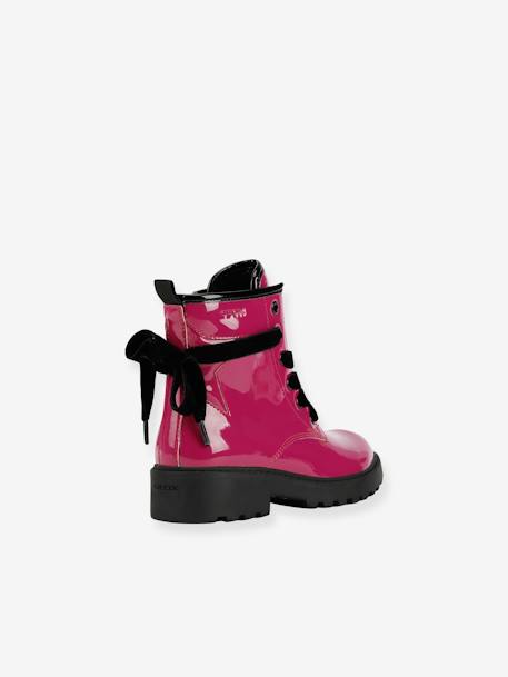 Bottines à lacets CASEY girl GEOX fuchsia 2 - vertbaudet enfant 