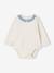 T-shirt body col fantaisie bébé personnalisable écru 1 - vertbaudet enfant 