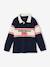 Polo style rugby garçon marine 1 - vertbaudet enfant 